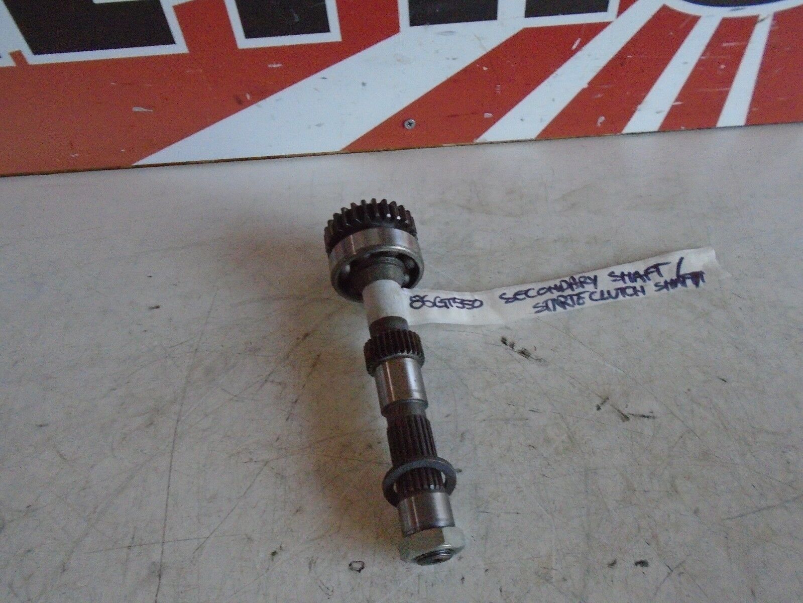 Kawasaki GT550 Secondary Shaft GT550 Starter Clutch Shaft