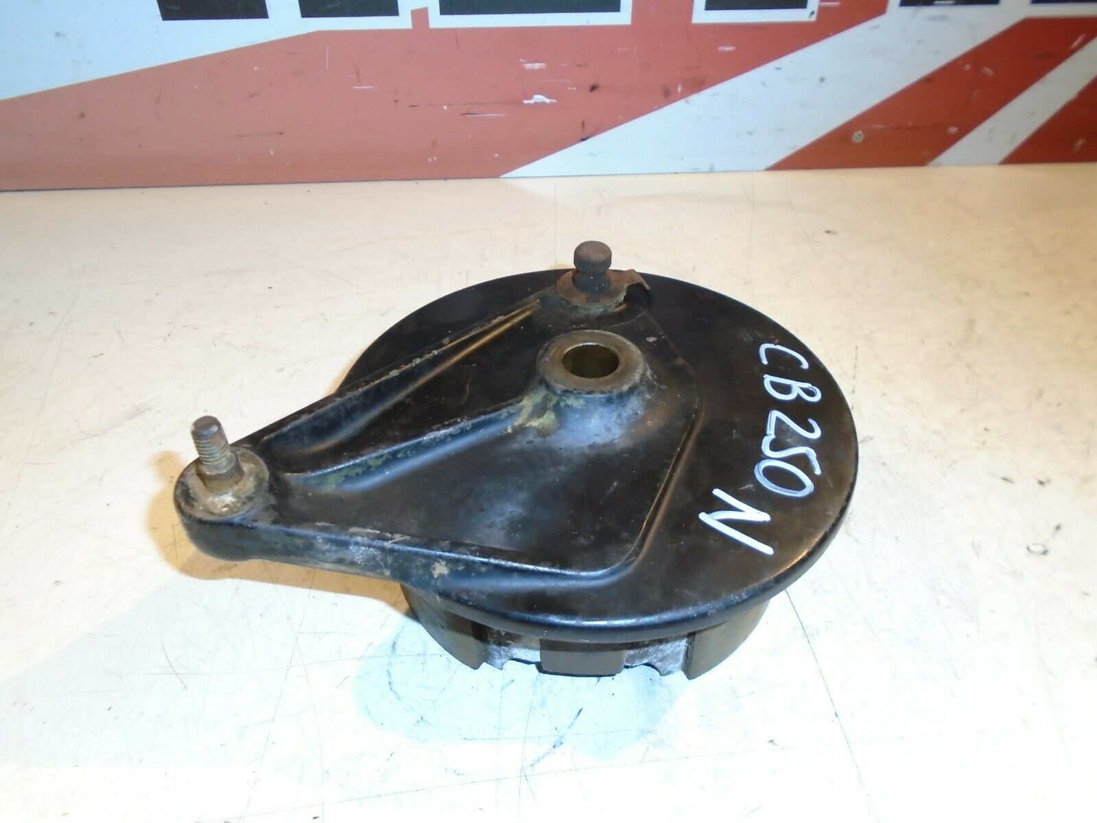 Honda CB250N Superdream Rear Brake Plate & Shoes CB250N Rear Brake Drum