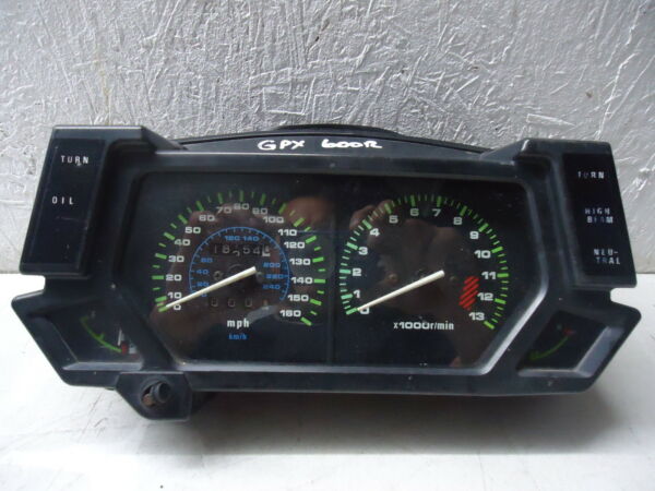 Kawasaki GPX600R Clocks ZX600R Instrument Panel