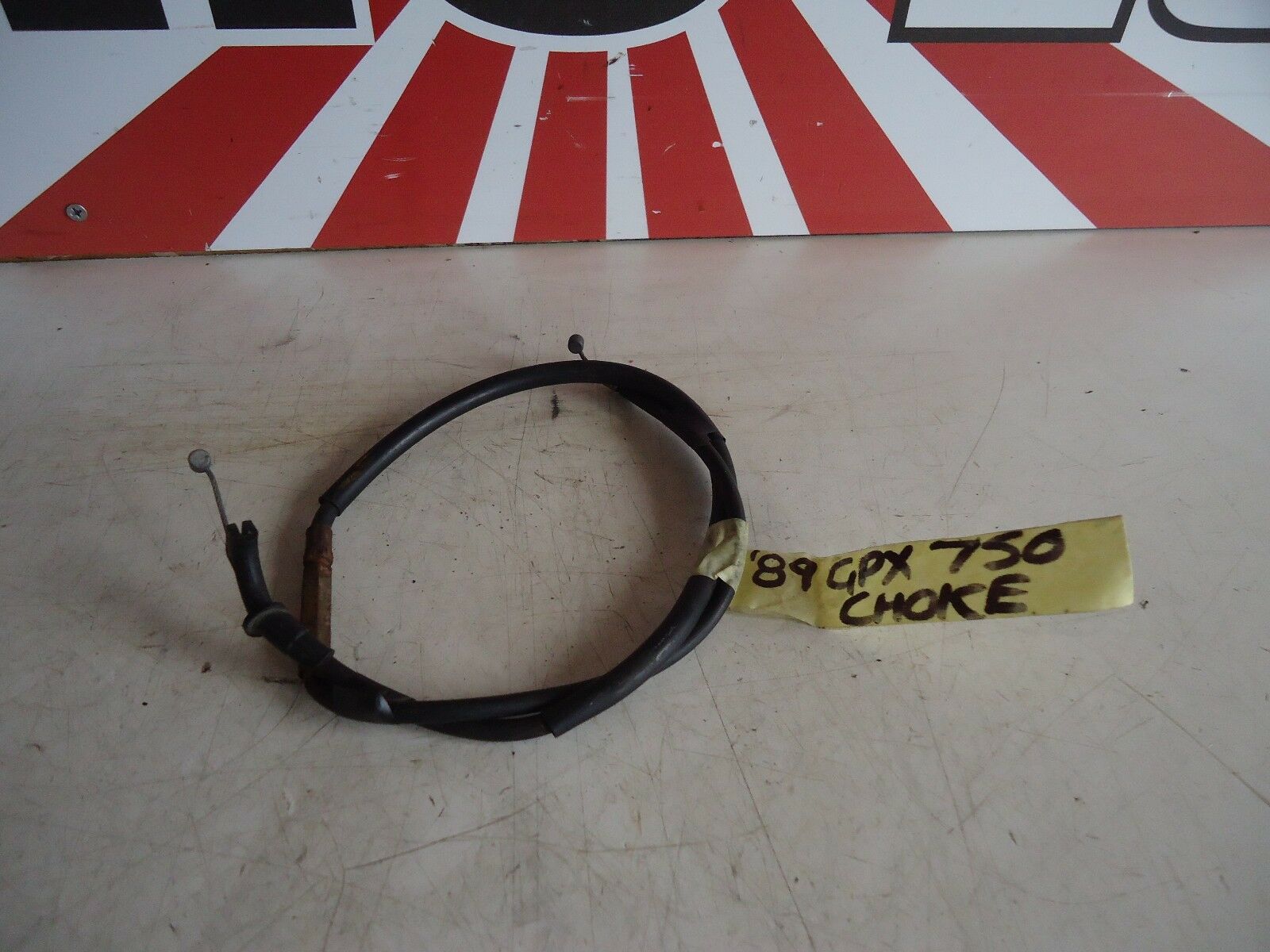 KAWASAKI GPX750R CHOKE CABLE 1989