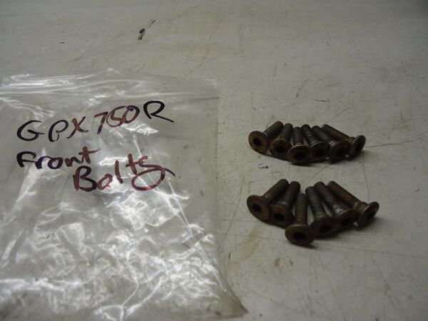 KAWASAKI GPX750R BRAKE DISC BOLTS 