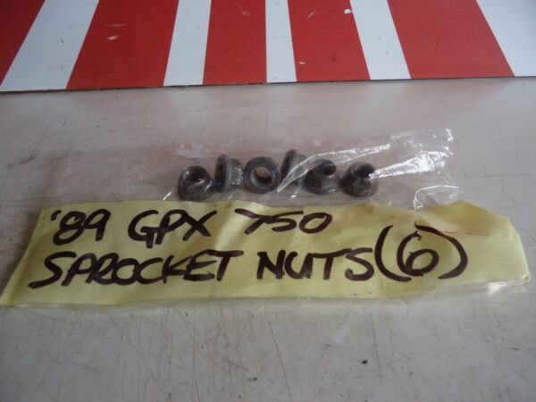 Kawasaki GPX750R Rear Sprocket Nuts