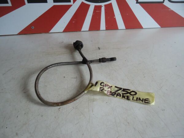 Kawasaki GPX750R Rear Brake Hose Line