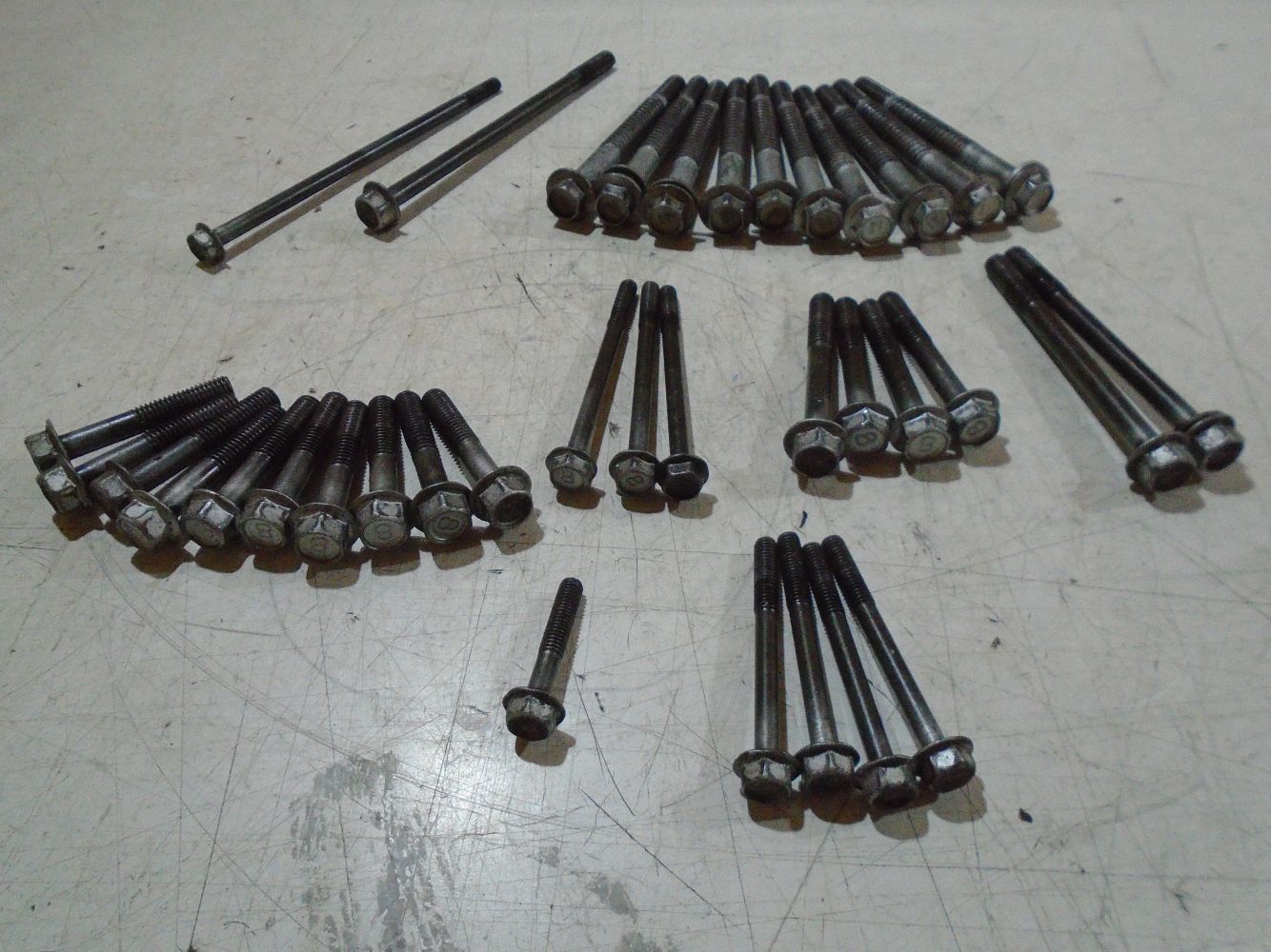 Yamaha FZR1000 Engine Crankcase Bolts