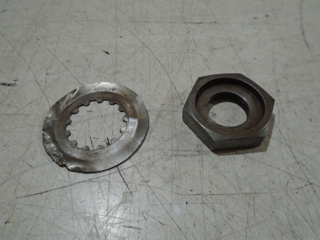 Yamaha FZR1000RU Engine Front Sprocket Nut