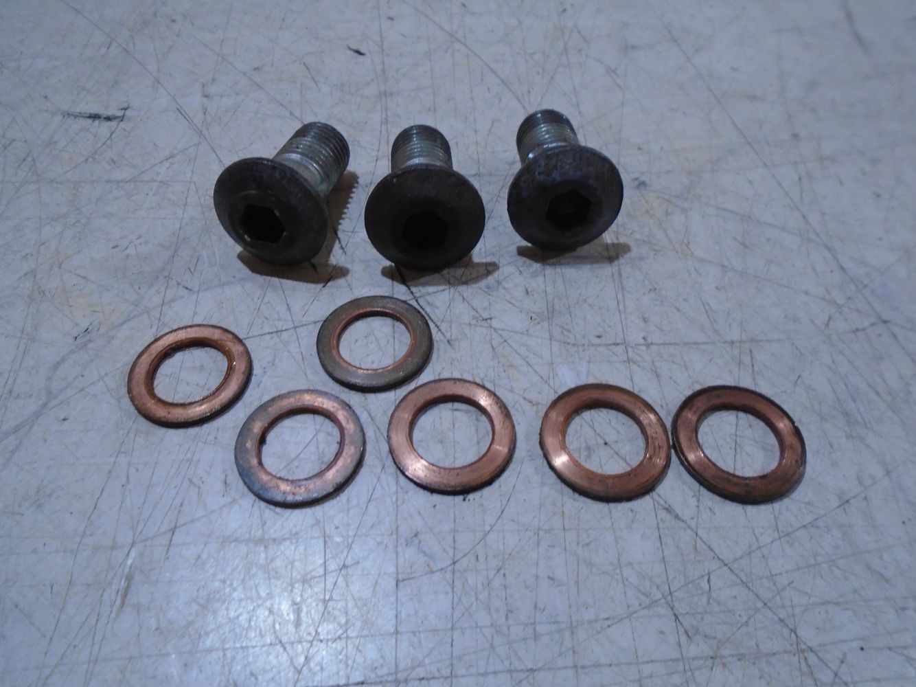 Yamaha FZR1000RU Oil Pipe Banjo Bolts