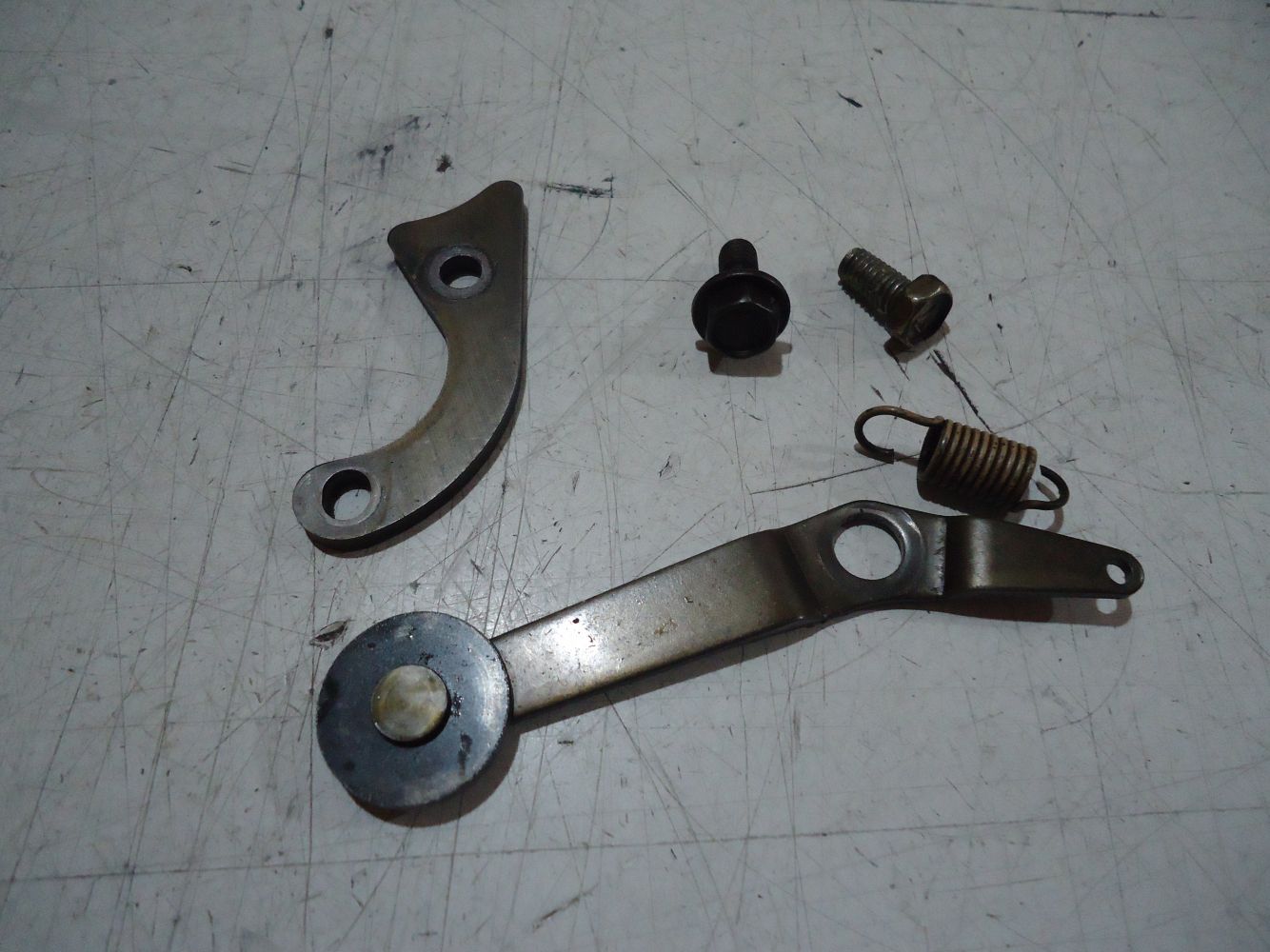 Suzuki GS550E Gear Selector Drum Lock Plate & Cam Follower