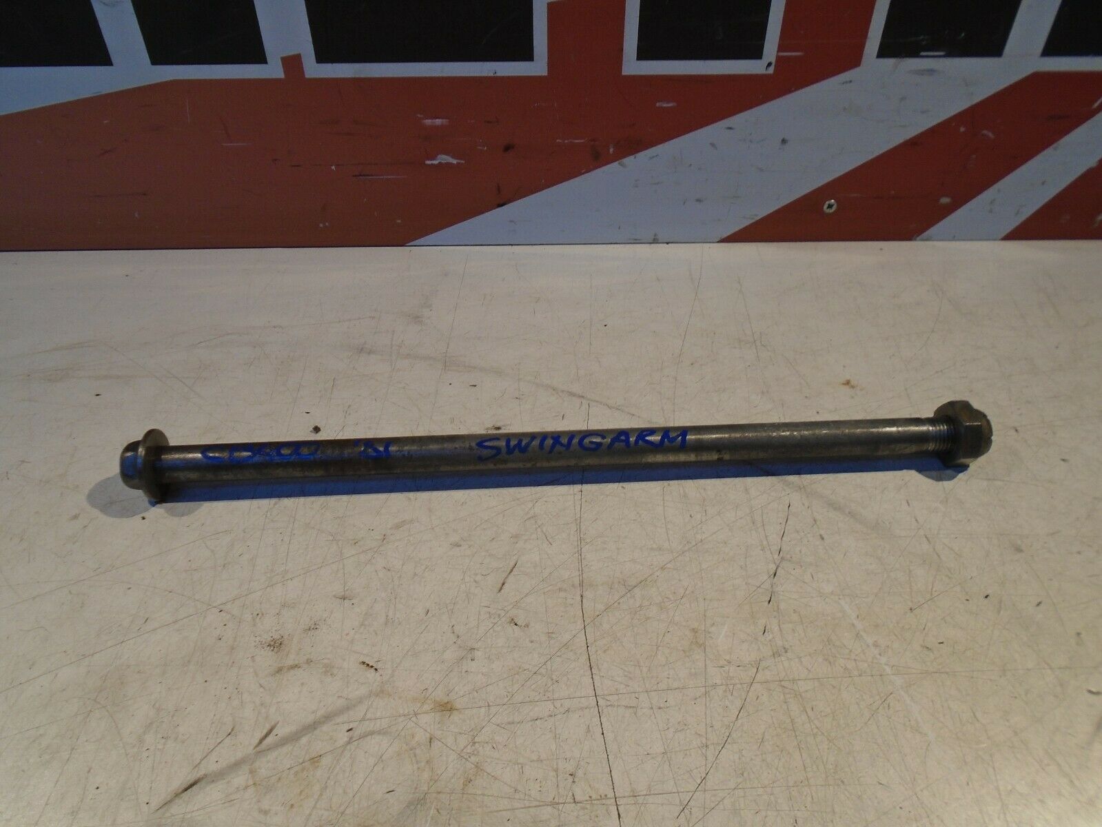 Honda CB400N Superdream Swingarm Spindle 1981 CB400 Swingarm Axle