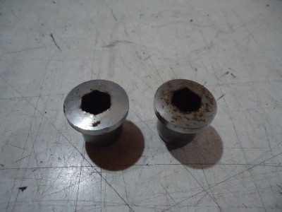 Kawasaki GPZ900R Swingarm Spindle Nuts