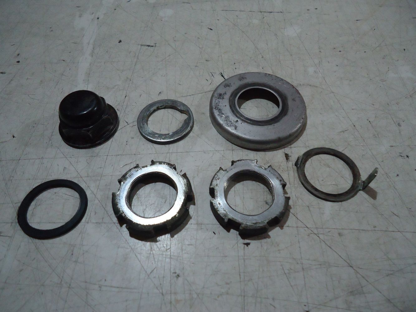 Yamaha FJ1200 Steering Stem Yoke Nuts