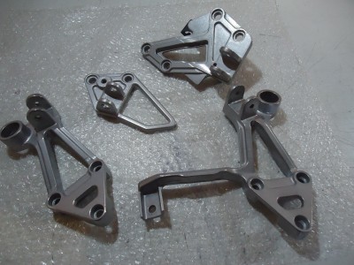 Kawasaki GPX600R Footrest Hanger Set GPX600 Footpeg Hangers