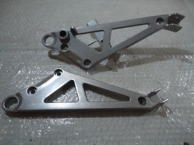 Honda VT500E Footrest Hangers VT500 Footpeg Hanger Mount Brackets