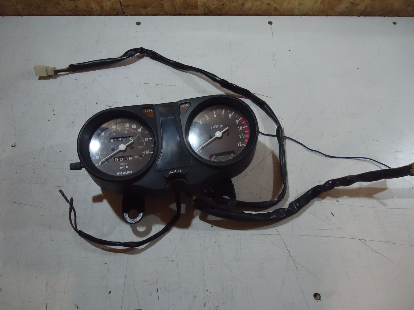Suzuki GS850G MPH Clocks Instrument Panel GS850 Speedo Tacho