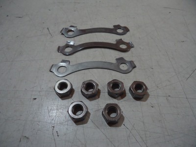 Yamaha FZX750 Rear Sprocket Nuts & Lock Tabs