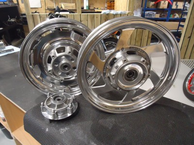 Yamaha FZX750 Wheels FZX 750 Front Wheel Rear Wheel Sprocket Carrier