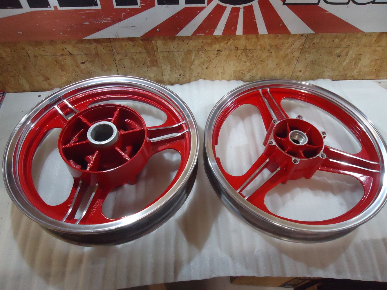 Kawasaki GPZ1100A Unitrak Restored Wheels GPZ1100 Front Rear Wheel