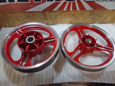Kawasaki GPZ1100A Unitrak Restored Wheels GPZ1100 Front Rear Wheel