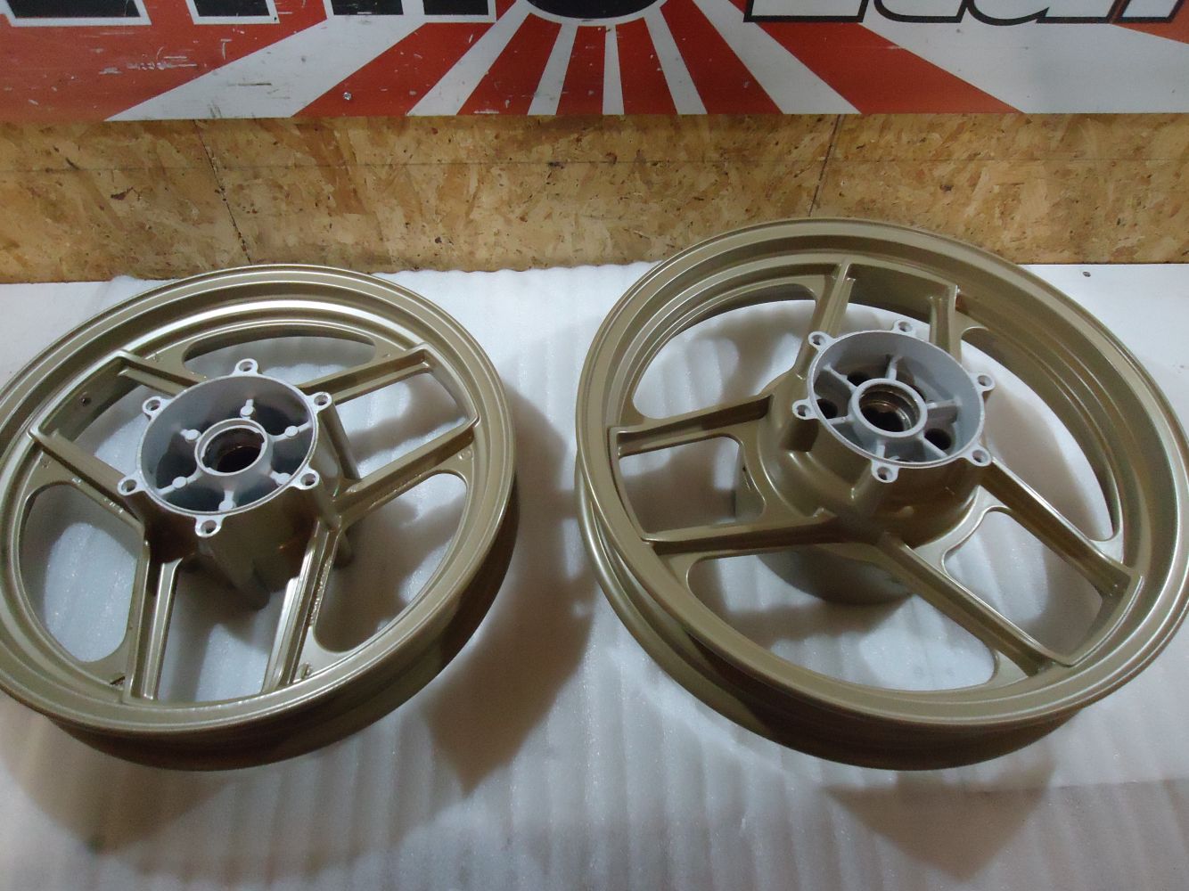 Kawasaki GPZ900R Restored Wheels GPZ900 Front Rear Wheel Rim