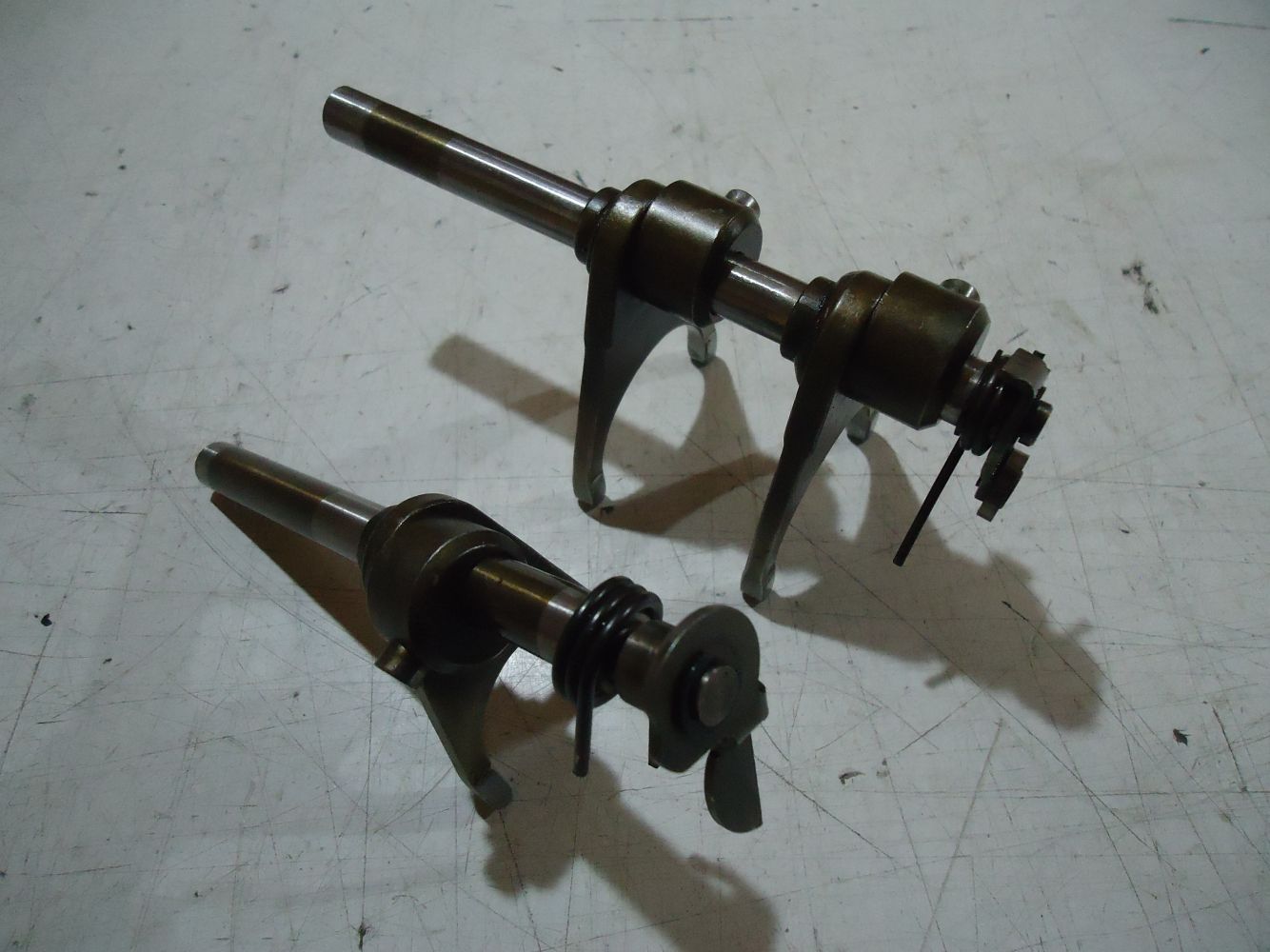 Kawasaki GPZ1100A Unitrak Engine Gear Selector Forks GPZ1100