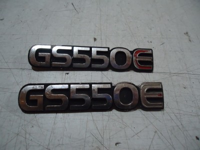 Suzuki GS550E Side Panel Badges GS550 Badge