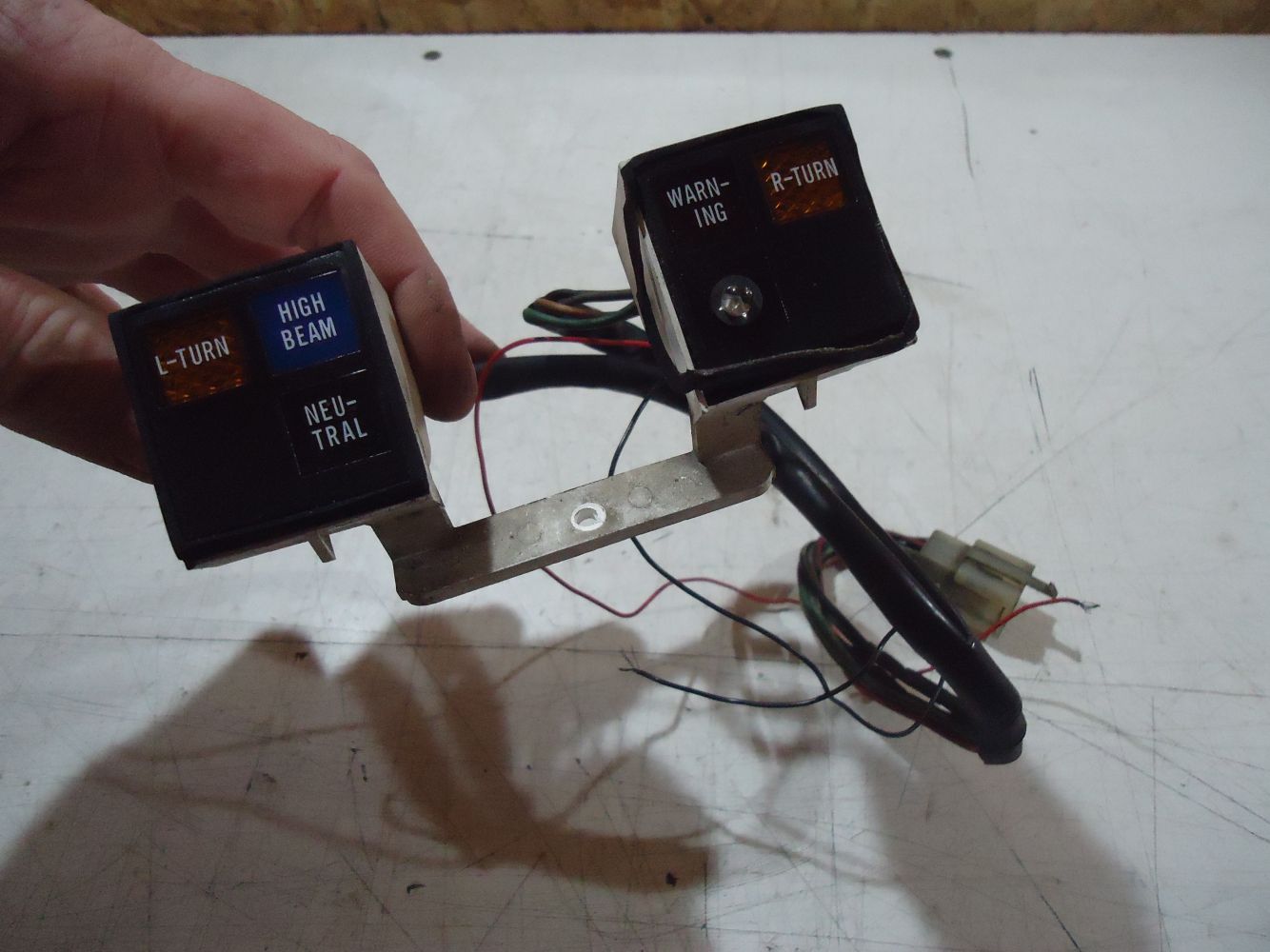 Kawasaki GPZ1100A Unitrak Dash Board Warning Lights GPZ1100 Idiot Light