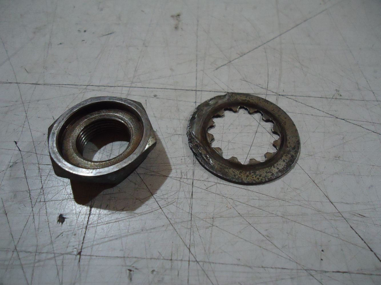 Kawasaki GPZ1100A Unitrak Front Sprocket Nut GPZ1100