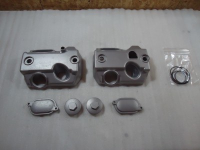 Honda VT500E Engine Rocker Cam Cover VT500 Inspection Cap Covers