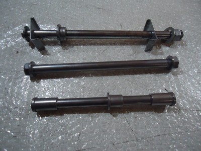 Kawasaki ZZR250 Front Rear Wheel Spindle Axle ZZR 250 Swingarm Spindles