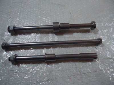 Kawasaki GPZ550 Front Rear Wheel Spindle Axles GPZ 550 Unitrak Swingarm Axle Spindles