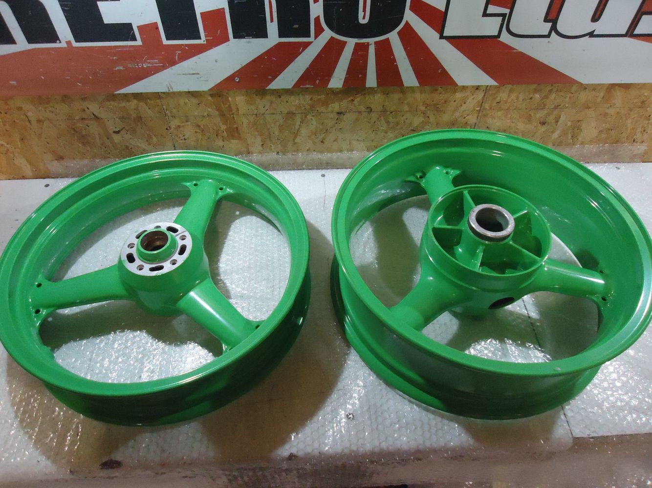 Kawasaki ZX6R Refurbished Wheels ZX-6R Front Rear Wheel Rim ZX 6R-F