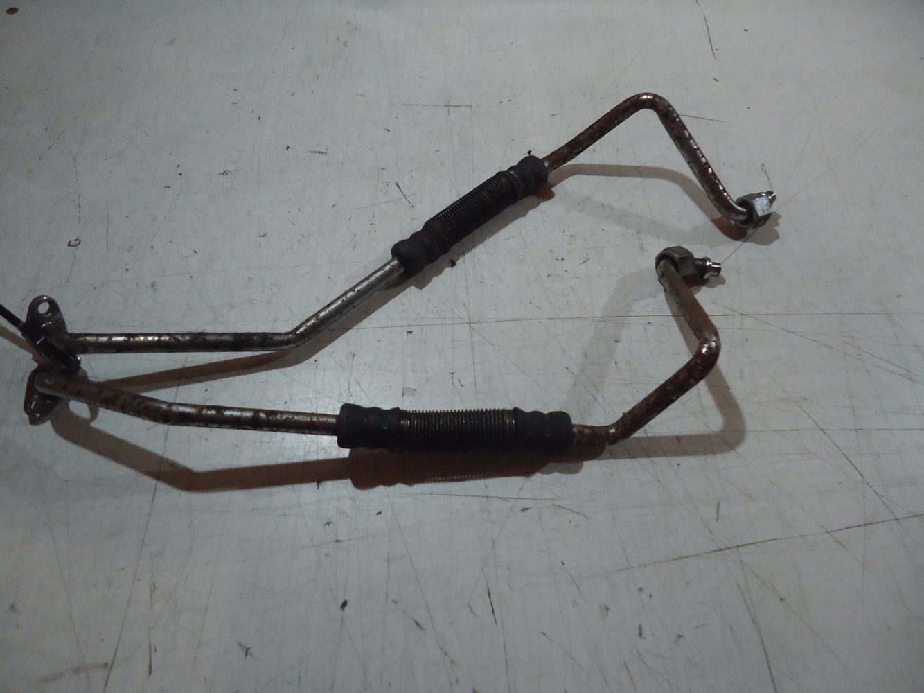 Kawasaki 750 Zephyr Oil Cooler Lines ZR750 Oil Feed Pipes ZR 750